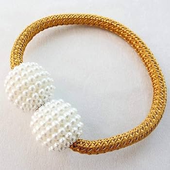 Master । Magnetic Curtain Tieback with Big Pearl Ball (1 Pair) । CN-28
