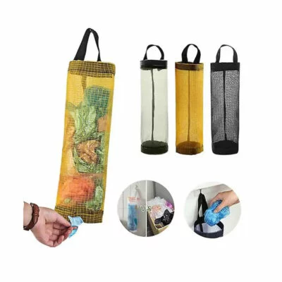 3 PCs (Transparent + Golden + Black) । Durable Home Grocery Bag Holder । CN-19