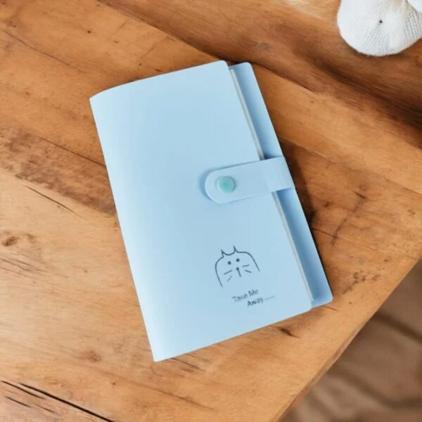 Anti-Oxidation Jewelry Album with Zip Lock Bag (Cadet Blue) । CN-62