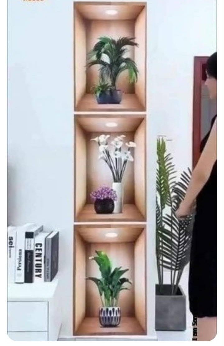 3pcs set -5 flower sticker